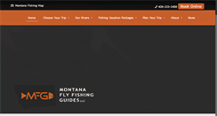 Desktop Screenshot of montanaflyfishingguides.com